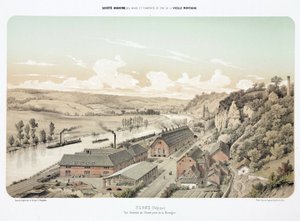 Bergbau, Metall-Erze Zinkwerke, Flone, Belgien von Unbekannt