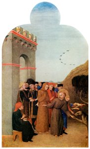 Wunder: Die Legende vom Wolf von Gubbio, ca. 1437-1444 1956 von Unbekannt