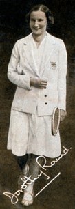Miss Dorothy Round, Wimbledon Damenmeisterin, 1934 von Unbekannt