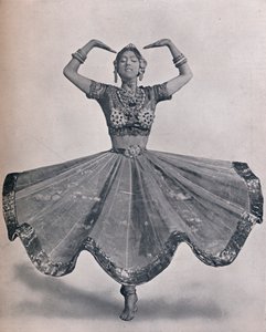 Miss Ruth St. Denis in ihrem bemerkenswerten ostindischen Tanz im Aldwych Theatre, 1906 von Unbekannt