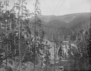 Missouri River, unterhalb der Great Falls, Montana, ca. 1897 von Unbekannt