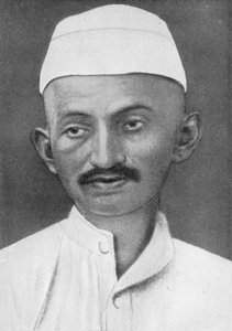 Mohandas Karamchand Gandhi 1869-1948, indischer Nationalistenführer, 1926 von Unbekannt