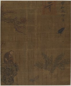 Affen, Insekten und Kohl, möglicherweise Ming-Dynastie, 1368-1644