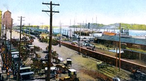 Montreal Hafen, Montreal, Kanada, um 1900er Jahre von Unbekannt