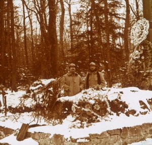 Denkmal der Jäger, Col de la Chipotte, Ostfrankreich, um 1914-1918