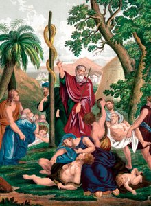 Moses und die eherne Schlange, um 1860
