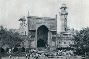 Moschee von Wazir Khan, Lahore, um 1942