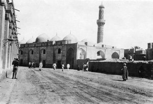 Moschee an der River Street, Bagdad, Mesopotamien, Erster Weltkrieg, 1918