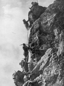 Mount Nero, Karstplateau, Zweite Schlacht von Isonzo, Erster Weltkrieg, 1915 von Unbekannt