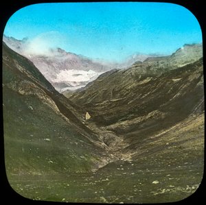 Bergszene, Indien, spätes 19. oder frühes 20. Jahrhundert von Unbekannt