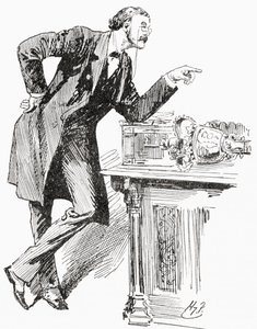Mr. Balfour spricht im Unterhaus