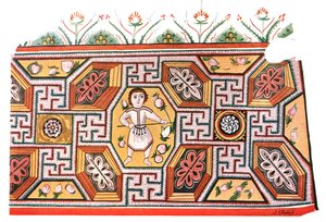 Wandmalereien in den Ruinen des Klosters St. Apollo in Bawit, Ägypten von Unbekannt