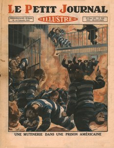 Meuterei in einem amerikanischen Gefängnis, 1931 von Unbekannt