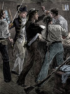 Meuterei der Besatzung der Bounty, 1789, spätes 19. Jahrhundert