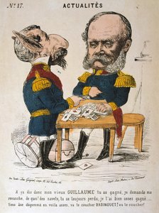 Napoleon III. von Frankreich und Wilhelm I. von Preußen, Deutsch-Französischer Krieg, 1870-1871 von Unbekannt