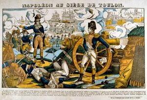 Napoleon bei der Belagerung von Toulon, 1793, 19. Jahrhundert
