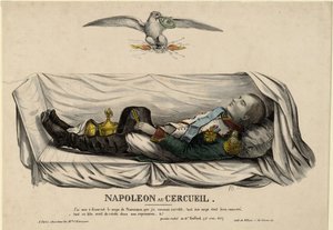 Napoleons Sarg, ca. 1840 von Unbekannt