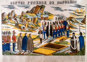 Napoleons Leichenzug, St. Helena, 1821 von Unbekannt