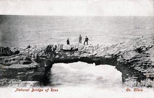 Natürliche Brücke von Ross, County Clare, Irland, 1906 von Unbekannt