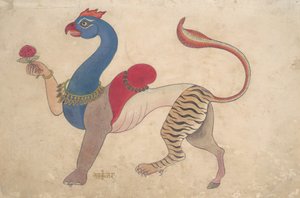 Navagunjara, eine universelle Form von Krishna, ca. 1835