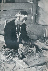 Navajo-Silber- und Türkisschmuck, 1931 von Unbekannt