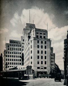 Kurz vor der Fertigstellung: Die neuen Büros der U-Bahn, 1929 von Unbekannt