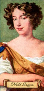 Nell Gwyn, aus einer Serie von Zigarettenkarten, 1935 von Unbekannt