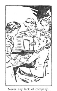 Nie Mangel an Gesellschaft, 1940