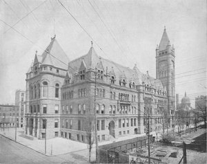 Neues Rathaus, Cincinnati, Ohio, um 1897
