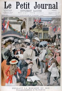 Nachrichten über die Krankheit von König Edward VII. in London, 1902 von Unbekannt