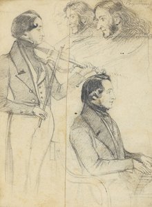 Niccolò Paganini von Unbekannt