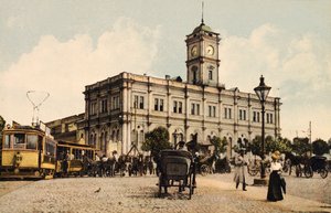 Bahnhof Nikolaus, Kalanchyovskaya Platz, Moskau, Russland von Unbekannt