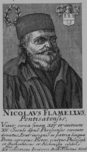 Nicolas Flamel 1330-1418 von Unbekannt