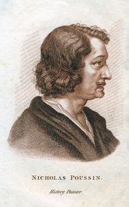 Nicolas Poussin, französischer klassischer Maler, ca. 19. Jahrhundert von Unbekannt