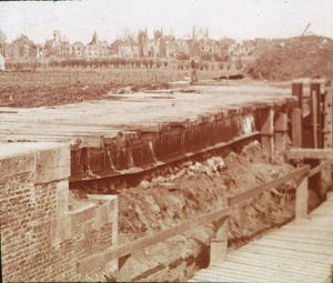 Nieuwpoort, Flandern, Belgien, um 1914-1918