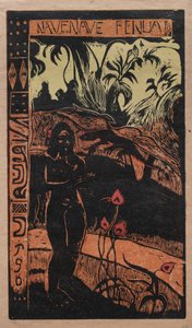 Noa Noa: Nave Nave Fenua Duftende Insel, 1893-1894 von Unbekannt