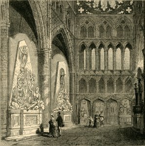 Nordquerhaus der Westminster Abbey, 1830
