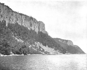 Nördliches Ende der Palisaden, Hudson River, USA, ca. 1900 von Unbekannt