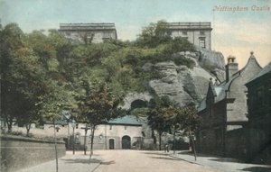 Schloss Nottingham, spätes 19. - frühes 20. Jahrhundert