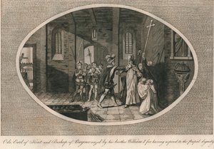 Odo, Earl of Kent und Bischof von Bayeux, von seinem Bruder Wilhelm I. ergriffen, 1082, 1793