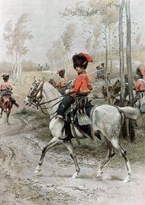 Offizier der Husaren, 1889