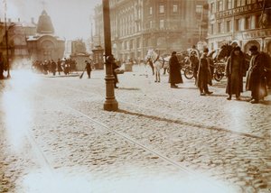 Okhotny Ryad Jagdreihe, Moskau, Russland, 16. März 1911 von Unbekannt