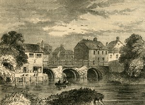 Alte Bow-Brücke, ca. 1876 von Unbekannt