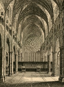 Alte St. Pauls - Das Innere, Blick nach Osten, 1897 von Unbekannt