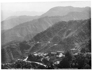 Die alte Tonga-Straße von Kalka nach Simla, Indien, Anfang des 20. Jahrhunderts von Unbekannt