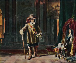 Oliver Cromwell 1599-1658 von Unbekannt