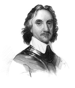 Oliver Cromwell, englischer Soldat und Staatsmann des 17. Jahrhunderts