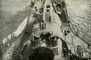 An Bord eines französischen Schlachtschiffs, 1919