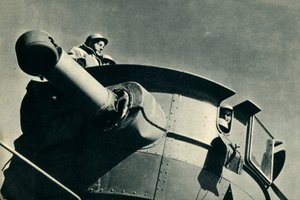 An Bord der Arche - auf Wache..., ca. 1940, 1942 von Unbekannt
