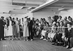 An Bord der RMS Atlantis, ca. 1929-1939